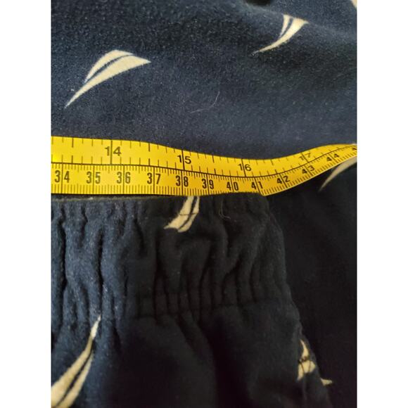 Nautica Men’s Sleepwear Lounge Pants – Navy with Sailboat Print – Size L - Picture 10 of 12
